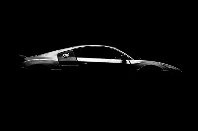 Dark Profile Car Silhouette, minimal, dark-mode, dark