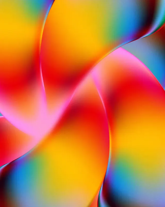 Abstract blurred gradient composition, abstract, gradient-heavy, vibrant