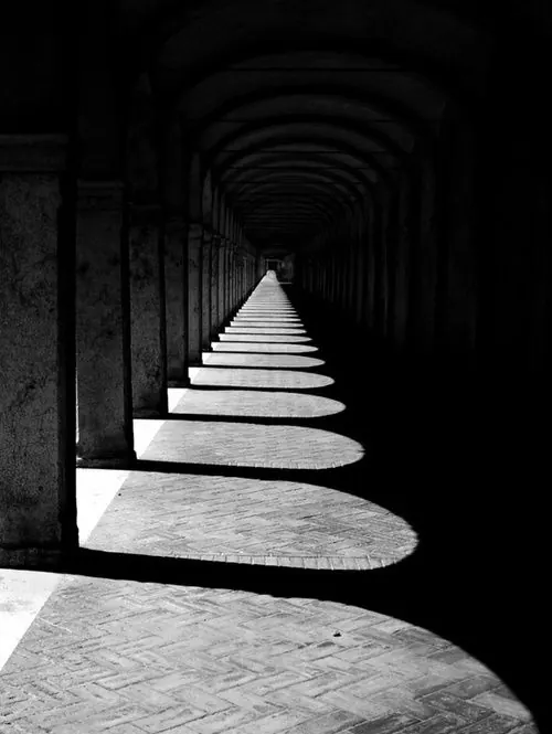 Geometric line-art pattern on dark background, geometric, abstract, monochrome