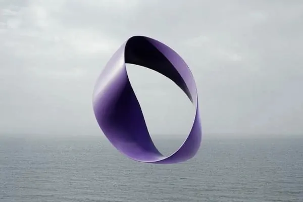 Abstract Purple Sphere, abstract, 3d-render, dark