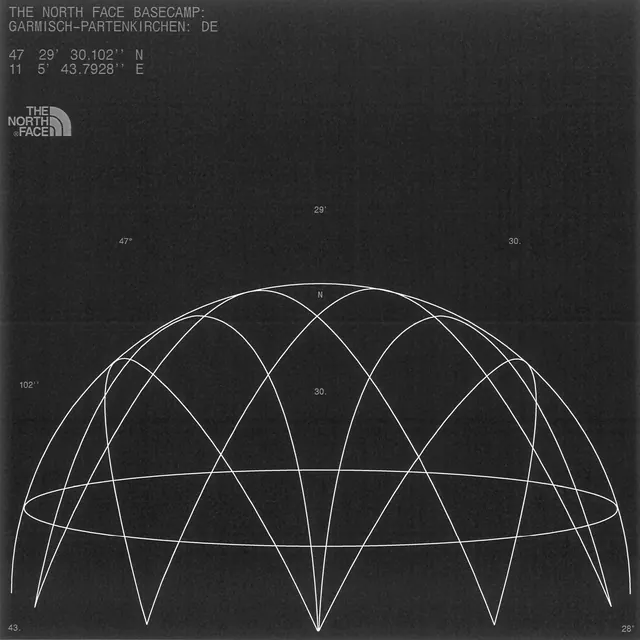 Technical geodetic grid on spherical surface diagram, technical, geometric, dark