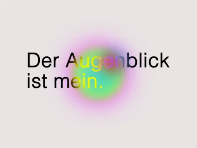 Typographic composition with diffused gradient glow, gradient-heavy, minimal, dark