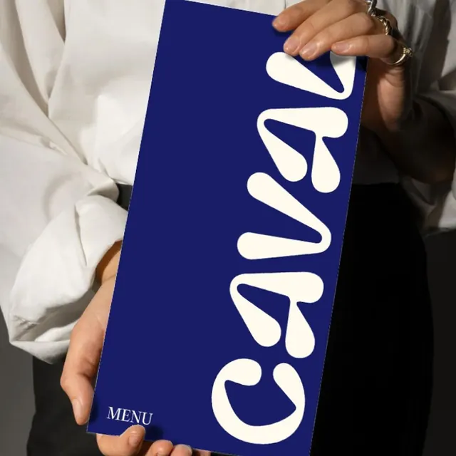 Inuit restaurant menu design, minimal, luxury, dark