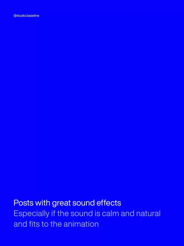 Solid electric blue screen with bottom-left typography, minimal, dark