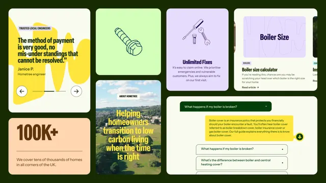 Educational dashboard with card grid and playful illustrations, minimal, illustrated, light