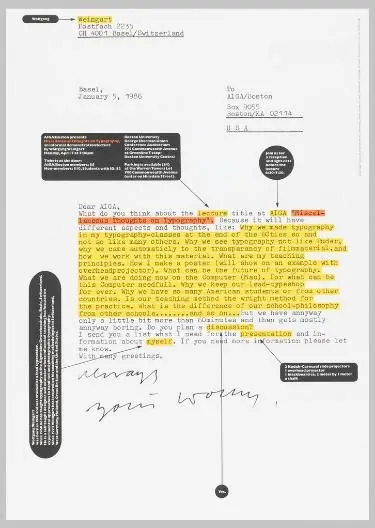Marked-up editorial layout with yellow highlights, editorial, light-mode, high-contrast