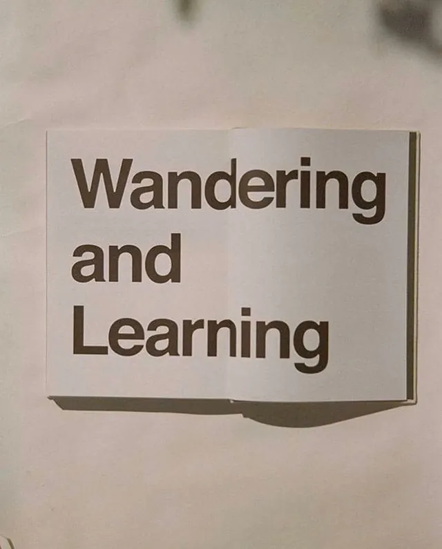 Wandering and Learning Typography