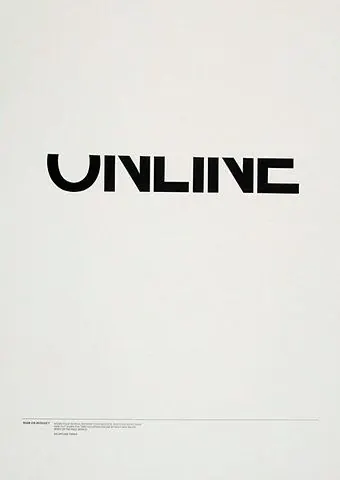 UNLINE Wordmark, minimal, swiss, monochrome