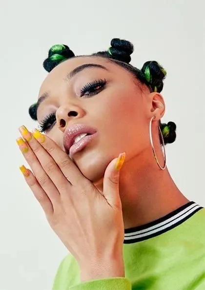 Glamour Beauty Portrait, photographic, vibrant