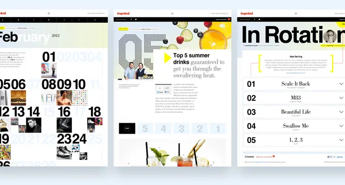 Editorial Layout Grid, swiss, minimal, light
