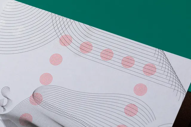 Abstract Line and Dot Pattern, minimal, geometric, high-contrast