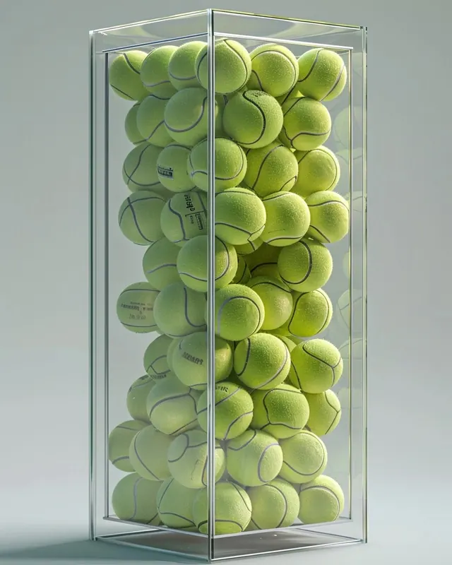 Stacked Sphere Installation, minimal, geometric, vibrant