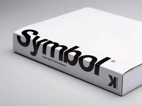 Symbol Wordmark Mockup, minimal, corporate-clean, monochrome