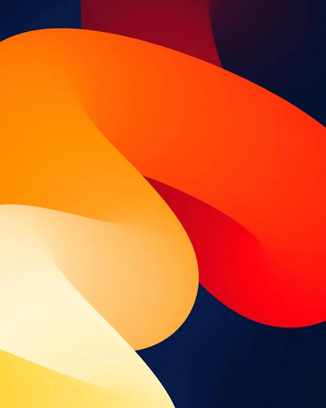 Abstract Gradient Ribbon, 3d-render, gradient-heavy, vibrant
