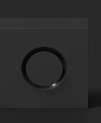 Circular Dial Interface, minimal, dark-mode, dark