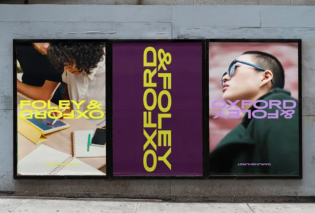 Ordor Identity Mockup, minimal, boxed, dark