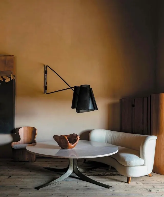 Interior Lounge Space, minimal, luxury, warm