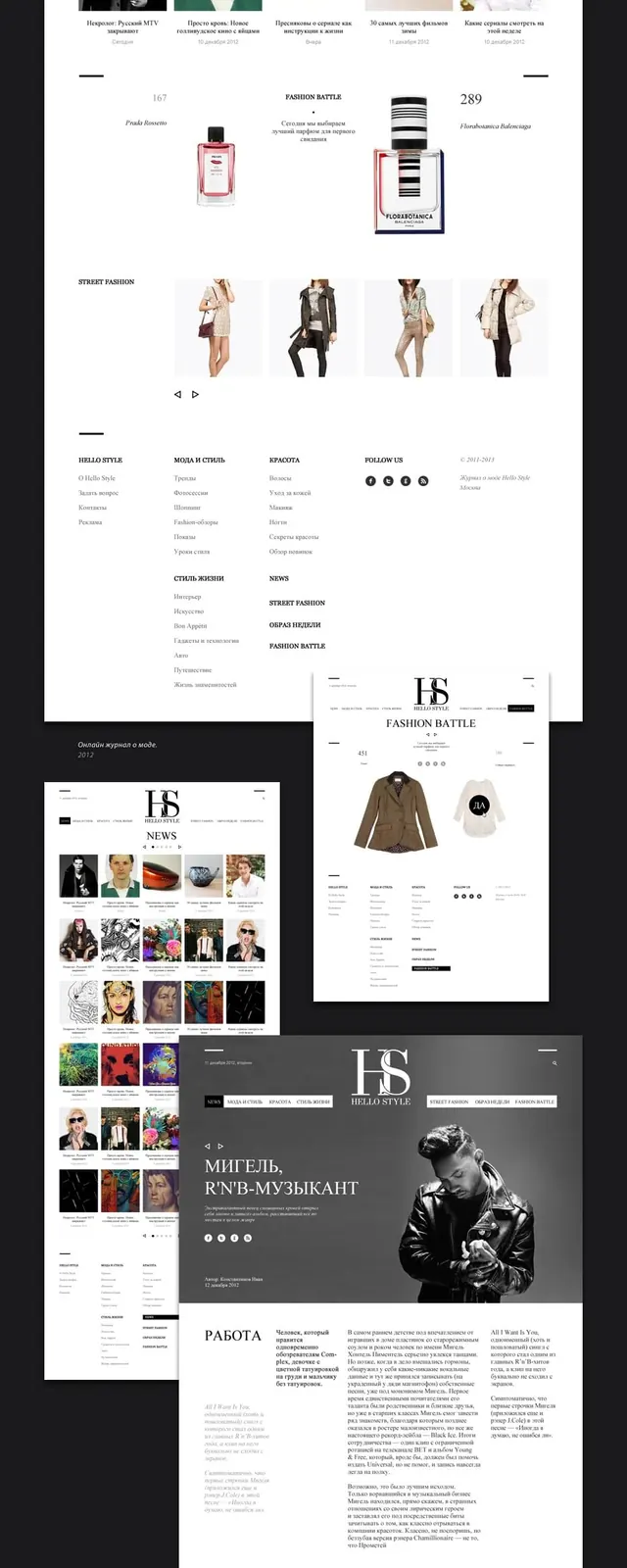 Editorial Layout and Identity System, minimal, swiss, light