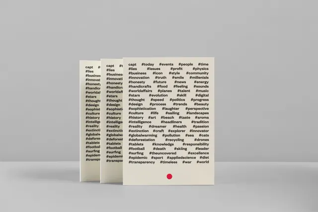 Typography List Layout, minimal, swiss, monochrome