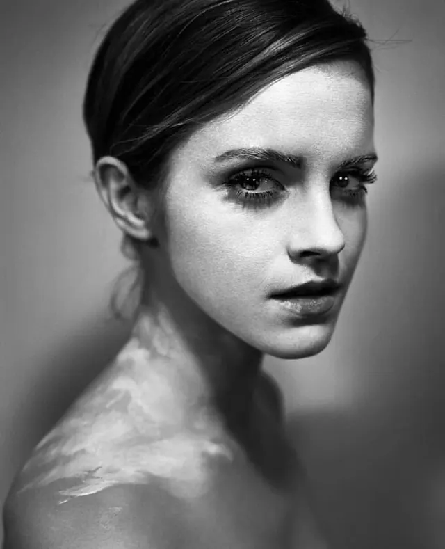 Monochrome Portrait Study, minimal, monochrome, monochrome