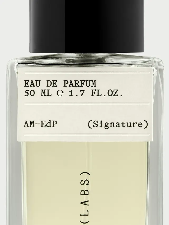 Fragrance Bottle Label Design, minimal, corporate-clean, light