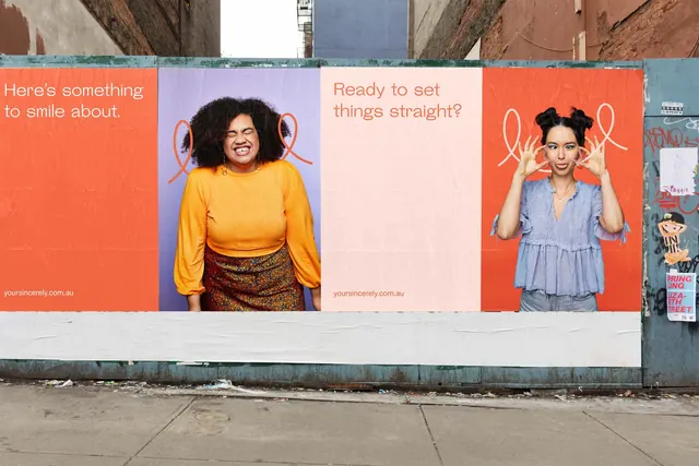 Street Billboard Collage, editorial, maximalist, vibrant