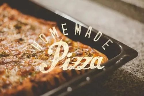 Homemade Pizza Branding, organic, photographic, warm