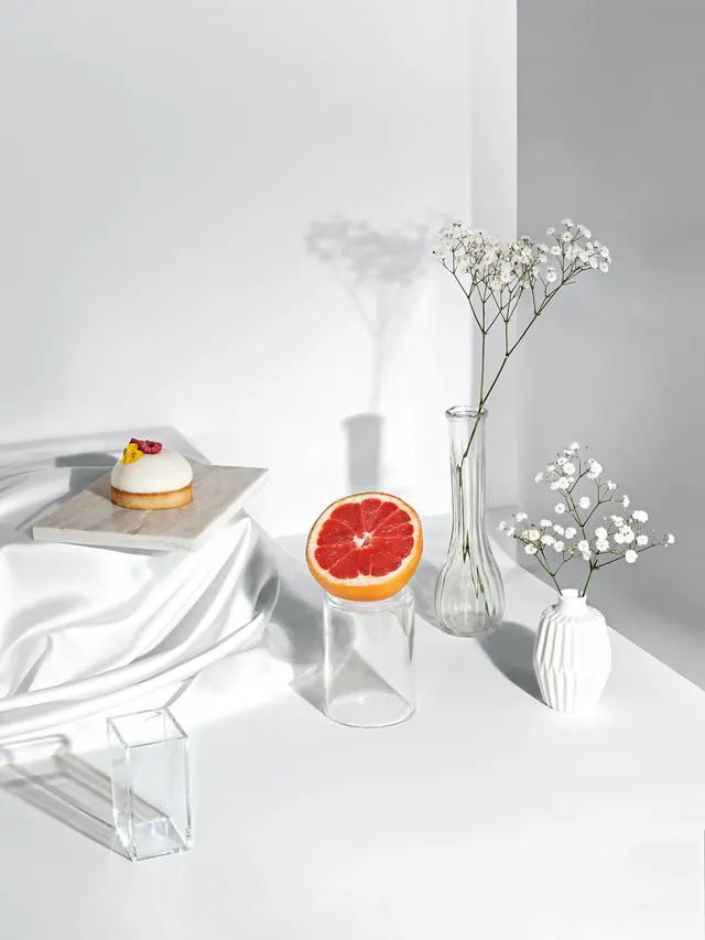 Minimal editorial photograph, minimal, editorial, light