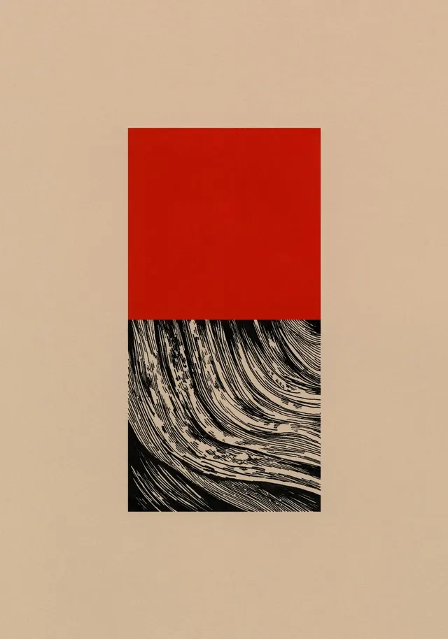 Abstract Geometric Composition, minimal, geometric, high-contrast