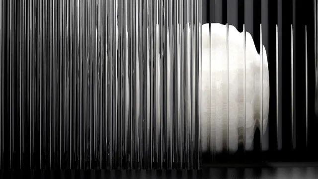 Vertical Line Pattern with Sphere, minimal, monochrome, monochrome