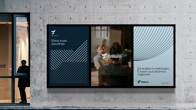Modular display panel with diagonal stripes and photography, minimal, geometric, light