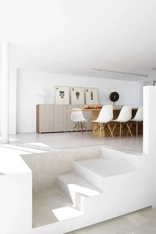 Minimalist Interior Architectural Render, minimal, light-mode, light