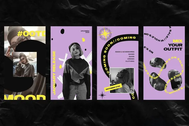 Editorial brutalist collage, editorial, brutalist, dark