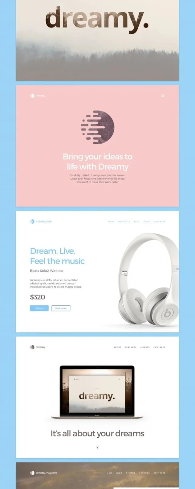 Web Design Layout Reference, minimal, corporate-clean, light