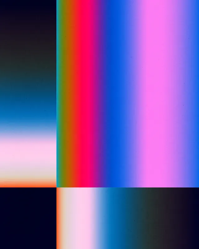 Gradient Block Composition, gradient-heavy, geometric, vibrant