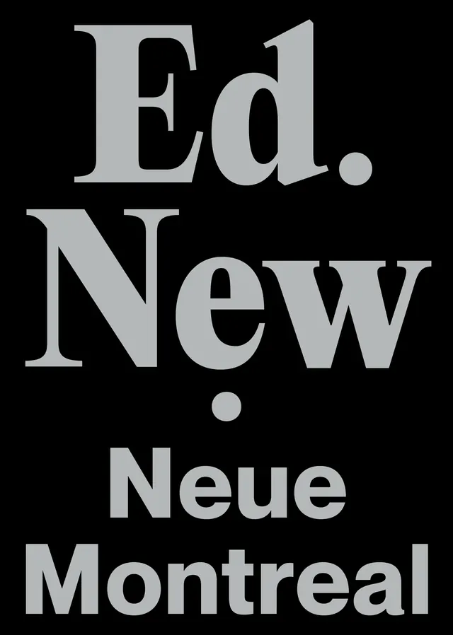 Neue Montreal Type Specimen