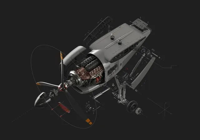 Mechanical Drone Component