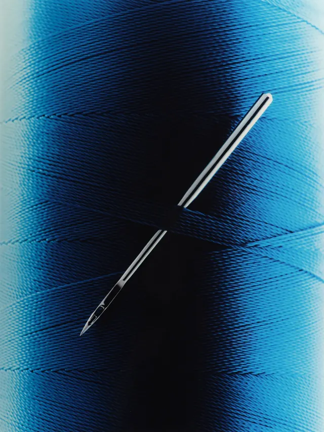 Abstract Blue Linear Texture, minimal, technical, dark