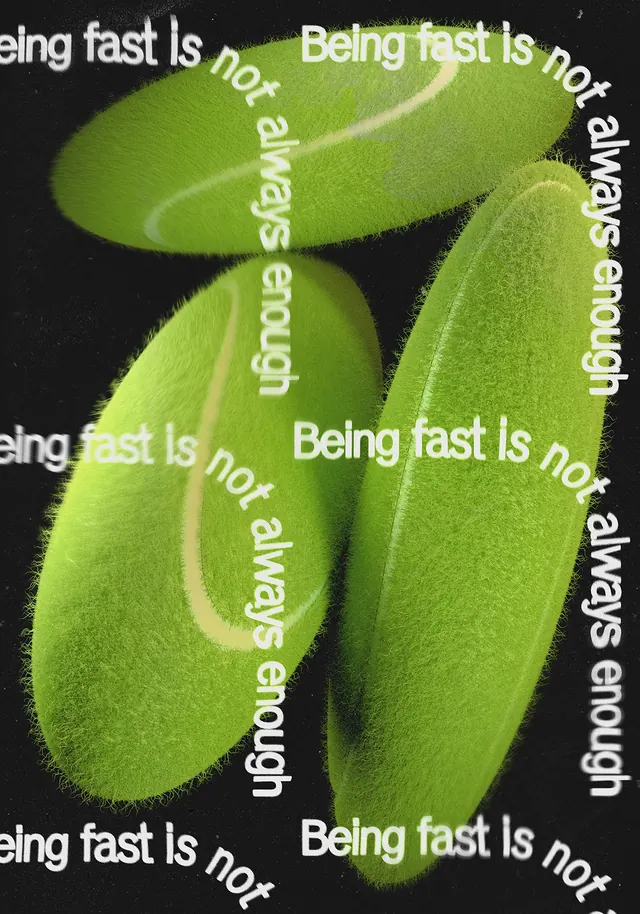 Green Bean Graphic, organic, maximalist, vibrant