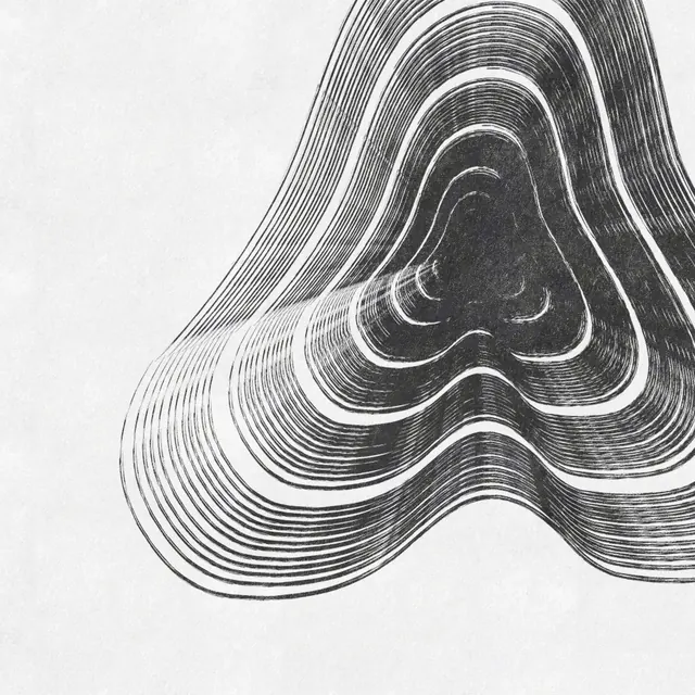 Abstract Line Art Form, minimal, line-art, monochrome