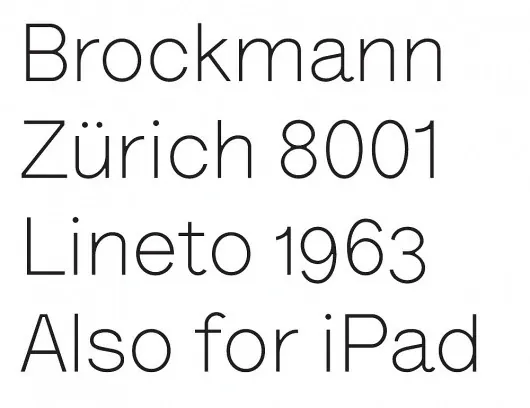 Lineto Type Specimen