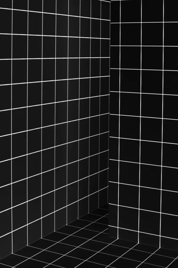 Grid Perspective Interior, minimal, geometric, monochrome