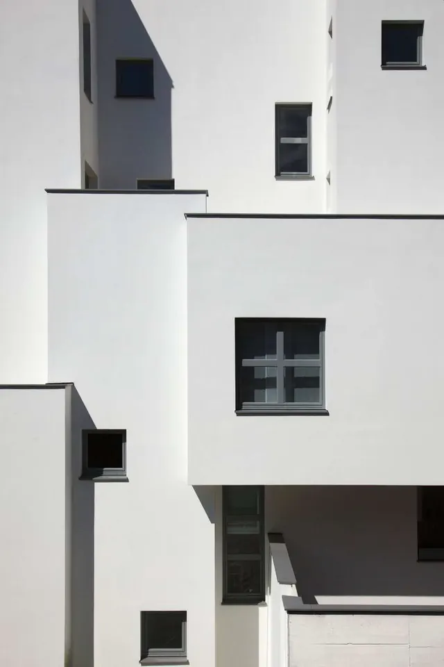 Minimalist Architectural Geometry, minimal, swiss, high-contrast