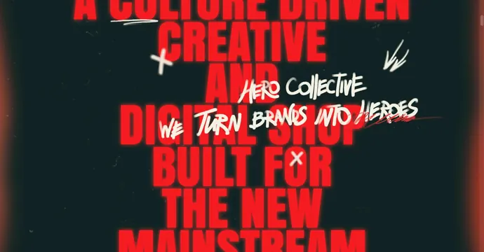Creative Agency Identity, brutalist, neo-brutalist, dark
