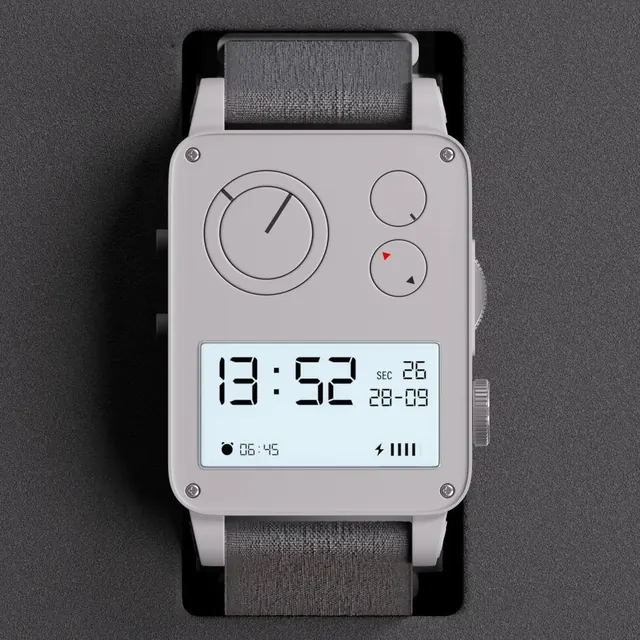 Smartwatch Interface Design, minimal, corporate-clean, light