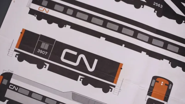 CN Logo and Brand Elements, minimal, geometric, monochrome