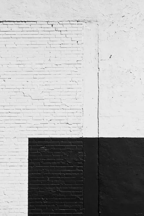 Brick Texture Composition, minimal, brutalist, monochrome