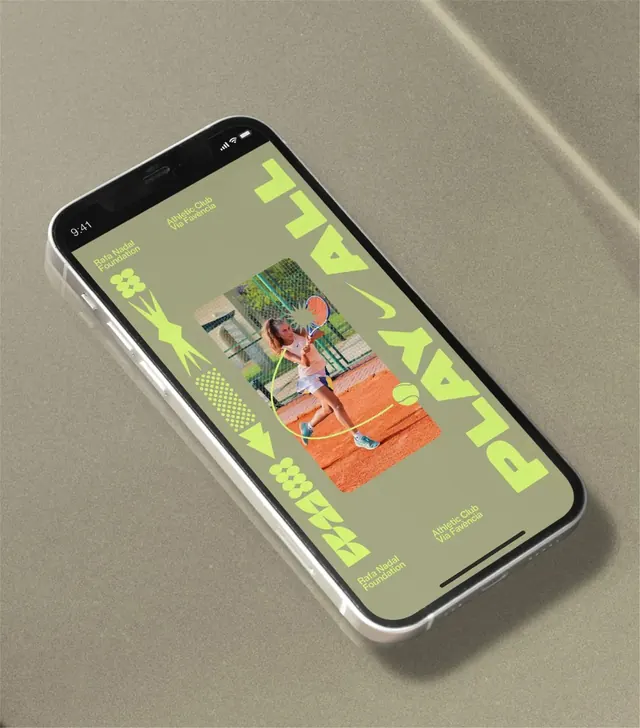 Smartphone App Interface Mockup, neo-brutalist, maximalist, vibrant