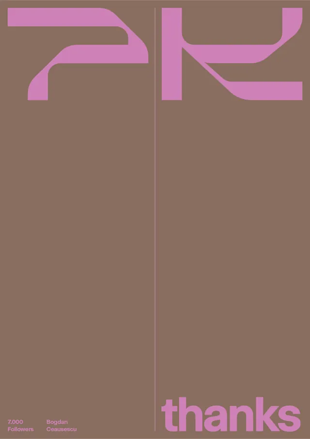 Minimal brown and pink abstract AK monogram, minimal, geometric, muted