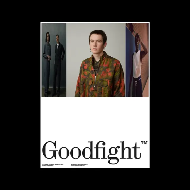 Goodfight Brand Identity, minimal, editorial, monochrome